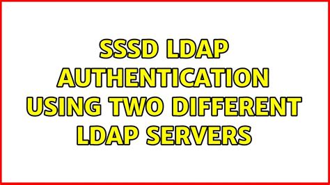 sssd authentication